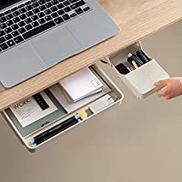 2-Pack Under Desk Storage Self-Adhesive Organizer Hidden Drawer only $11.49