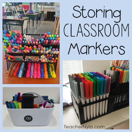 Organizing Markers in Bulk for the Classroom