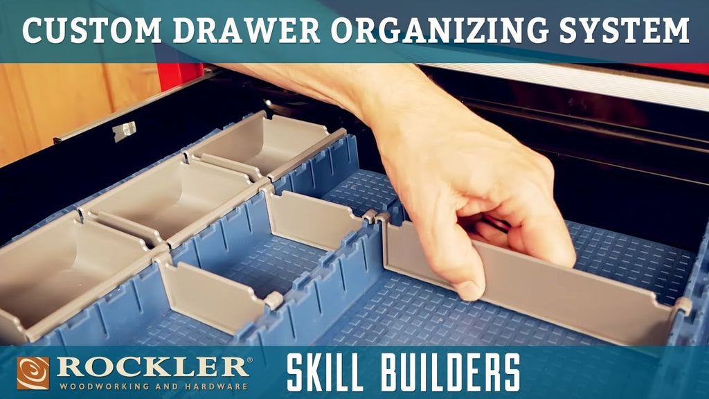 Organize any drawer—and keep it that way—with the Rockler Drawer Organizer System