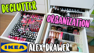 I have a huge makeup collection, and am always looking for the best way to organize it