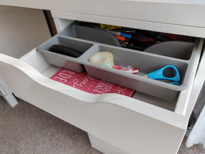 Are small items getting lost in your IKEA drawers? The usual advice is to get a tray or dividers for drawers to organise smaller things into neat sections