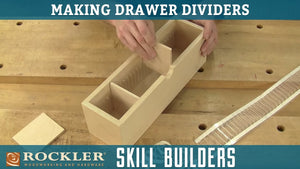 Installing drawer dividers is a great way to improve the storage organization in your kitchen, workshop, or bathroom cabinets