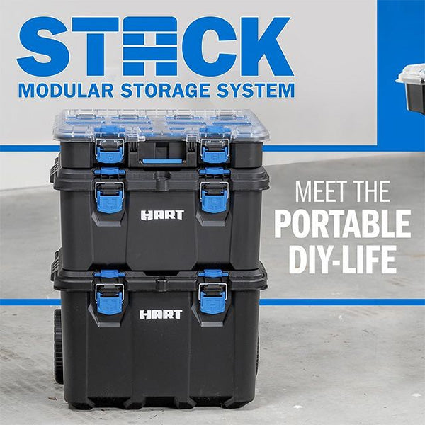 Hart Expanded their “Stack” Modular Tool & Parts Storage System