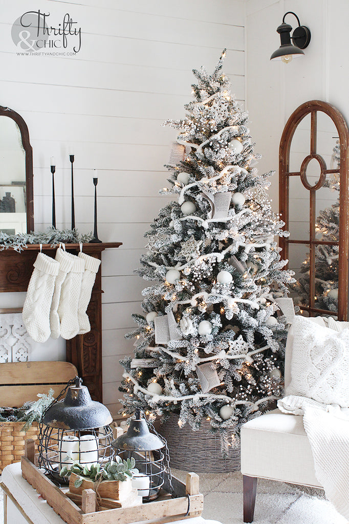 Cozy Cottage Christmas Decor | Front Living Room Tour 2021