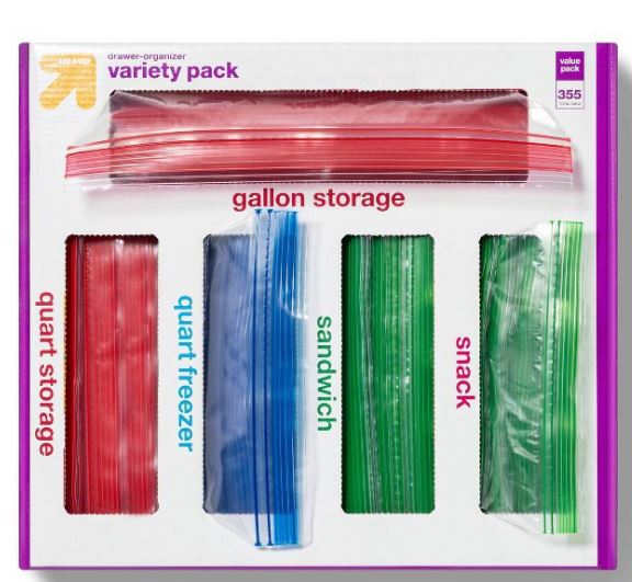 Up & Up Food Storage Variety Pack Bag Organizers at Target!