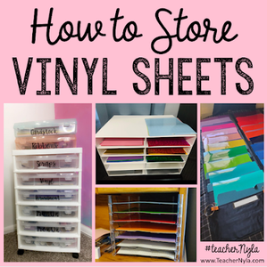 Vinyl Sheet Storage Ideas