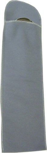 Gray Flannel 4" x 12" Pouch for Silverware / Flatware For Serving Pieces