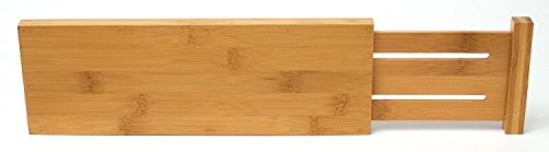 Lipper International 8895 Bamboo Dresser Drawer Dividers, Set of 2 Pack-3