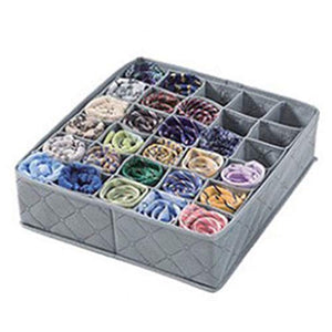 Weelongha Foldable Bamboo Charcoal Underwear Socks Drawer Organizer Storage Box 30 Cells Cabinet Cube Basket Acrylic Boxes Home US