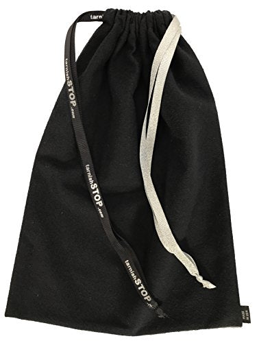 tarnishSTOP, Luxury Anti-Tarnish Cloth Bag for Silver Storage (Size: SMALL 13"x10") Silverplate, Sterling, Jewelry, Flatware, Holloware, Made in USA