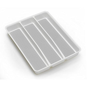 Style Selections 14.98-in x 12.09-in Plastic Cutlery Insert Drawer Organizer