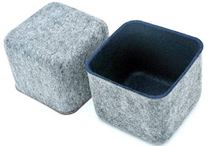 Welaxy Office Drawer Organizers Bins Drawers dividers Felt Storage bin Stylish Home Decor Bins, Pack of 2 (Navy)