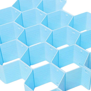 Storage Box， Elevin(TM) Drawer Clapboard Plastic Partition Closet Divider Cabinet Organiser Honeycomb