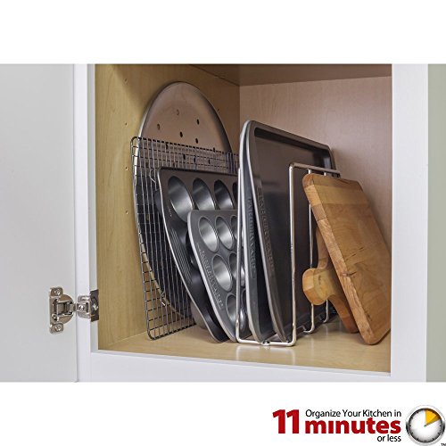 Cabinet Components/Dividers Vertical U-Shaped Tray Divider and Organizer - Polished Chrome