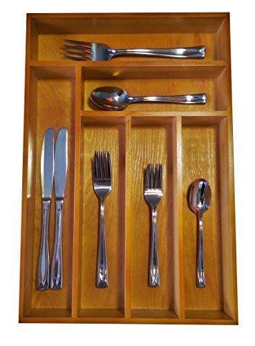 Drawer Organizer - This Durable Wood Cutlery Tray Is Large Enough for Your Silverware, Utensils, or Gadgets - By JA Kitchens