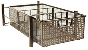 DecoBros Mesh Cabinet Basket Organizer, Bronze (Medium - 9.4 x 15.3 x 5)