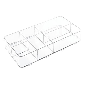 Clarity 16" Interlocking Divided Drawer Organizer