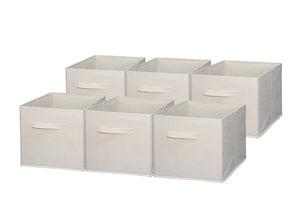 Sodynee Foldable Storage Box Drawer Closet Dresser Organizer Cube Basket Bins Containers Divider for Underwear, Bras, Socks, Ties, Scarves, 3 Pack